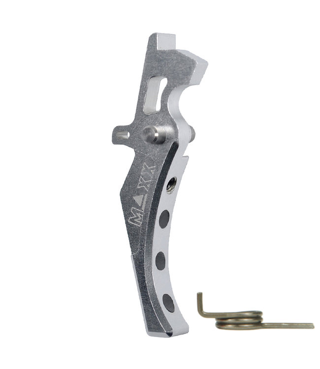CNC Aluminum Advanced Trigger Style D - Zilver