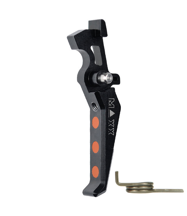 CNC Aluminum Advanced Trigger Style E - Zwart