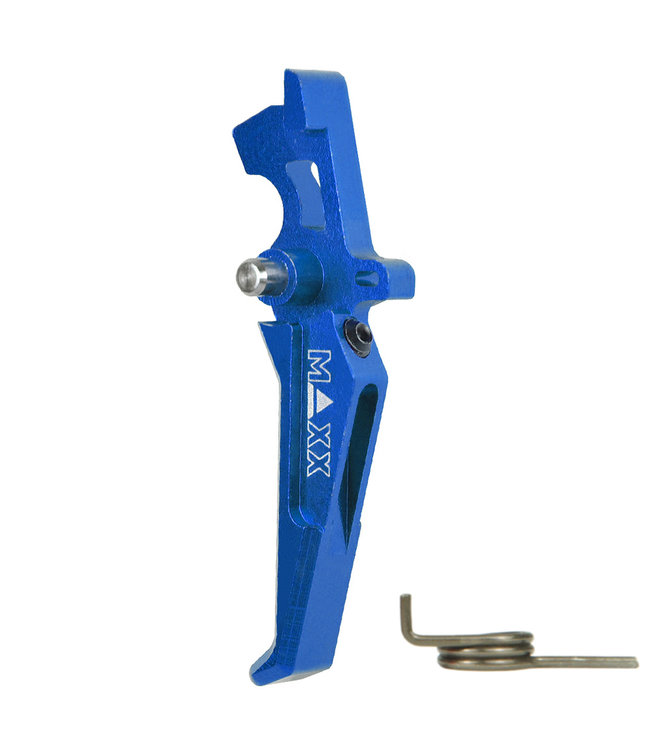 CNC Aluminum Advanced Trigger Style E - Blauw