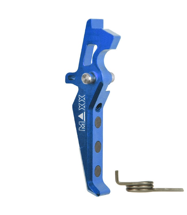 CNC Aluminum Advanced Trigger Style E - Blauw