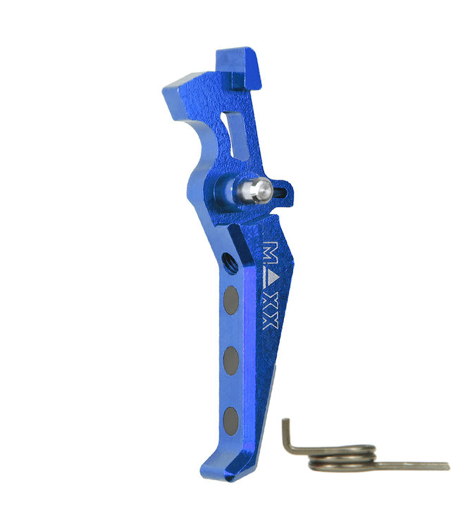 CNC Aluminum Advanced Trigger Style E - Blauw