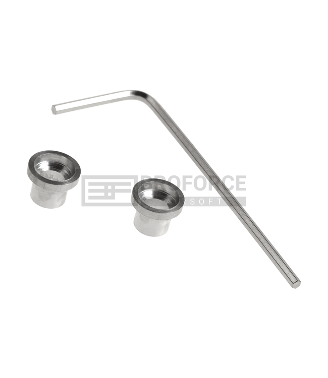 CNC Keymod Short Angled Grip  - Zwart