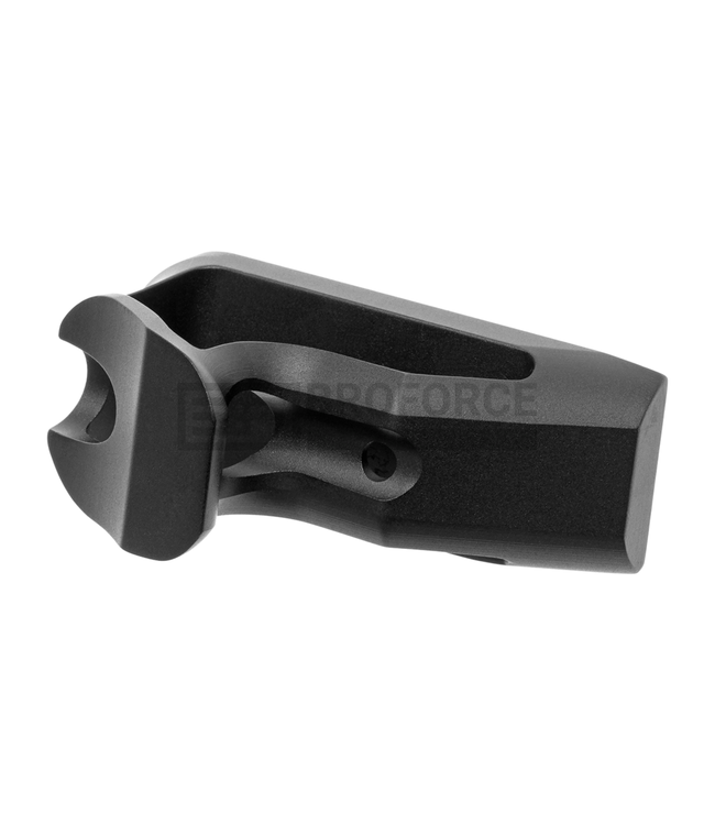 CNC Keymod Short Angled Grip  - Zwart