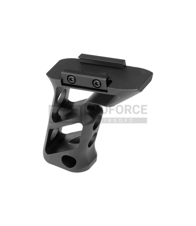 CNC Picatinny Long Angled Grip  - Black