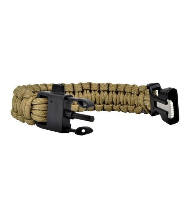 3 in 1 Survival Armband - Tan