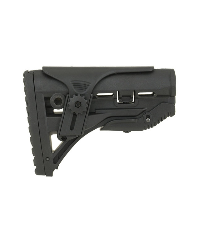 Retractable Stock with cheek riser - Black