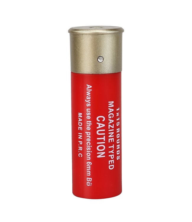 Shotgun shells 6 piece (15rds) - Red