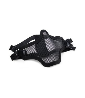 Wosport Steel half face mask - Black