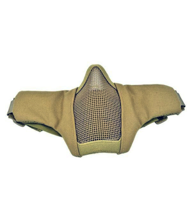 Steel Half Face Mask - Tan