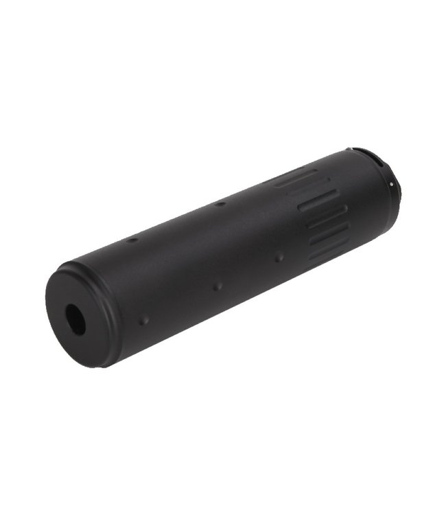 Smooth & Dotted Style Silencer with Flash hider 150mm x 35mm - Black