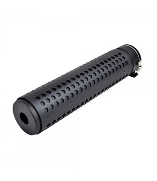 Pirate Arms QD Mock Silencer met flash hider 167mm x 38mm - Zwart Pirate Arms QD Mock Silencer met flash hider 167mm x 38mm - Zwart