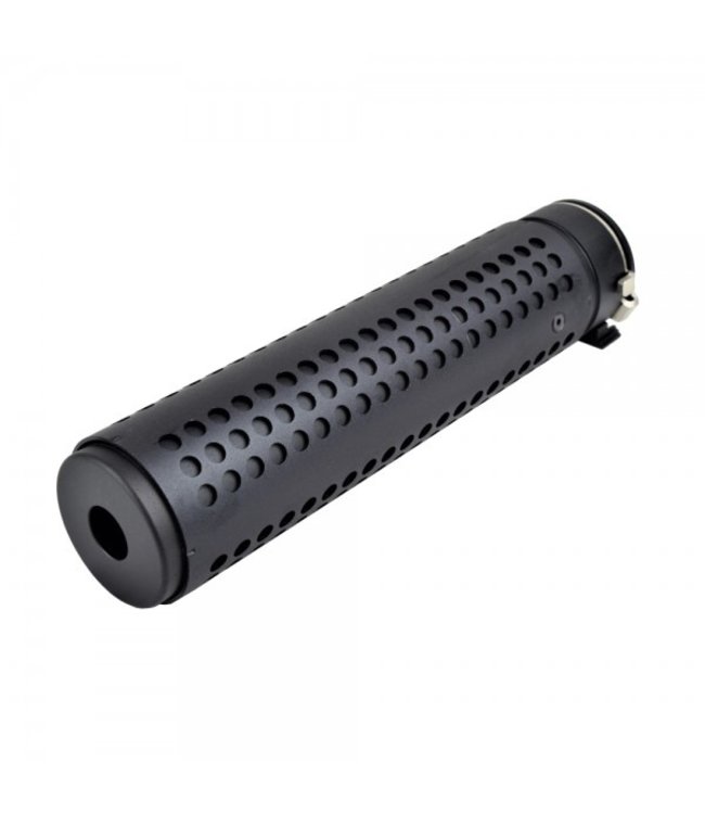 QD Mock Silencer met flash hider 167mm x 38mm - Zwart