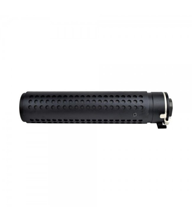 QD Mock Silencer met flash hider 167mm x 38mm - Zwart