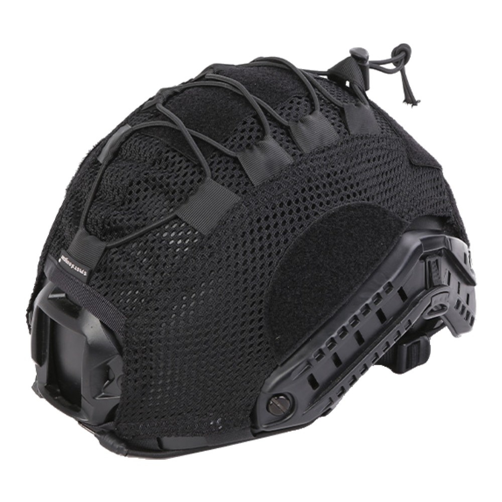 lijn Berg Vesuvius Ga door Fast Tactical Helmet cover - Black | Broforce Airsoft - Broforce Airsoft