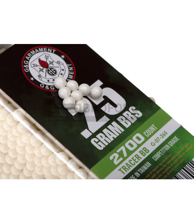 Non Bio Green Tracer bb's 0.25 gr (2700 rds.)