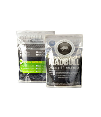 Madbull Bio bb's 0.20 gr White Premium Match Grade  (4000rds.)