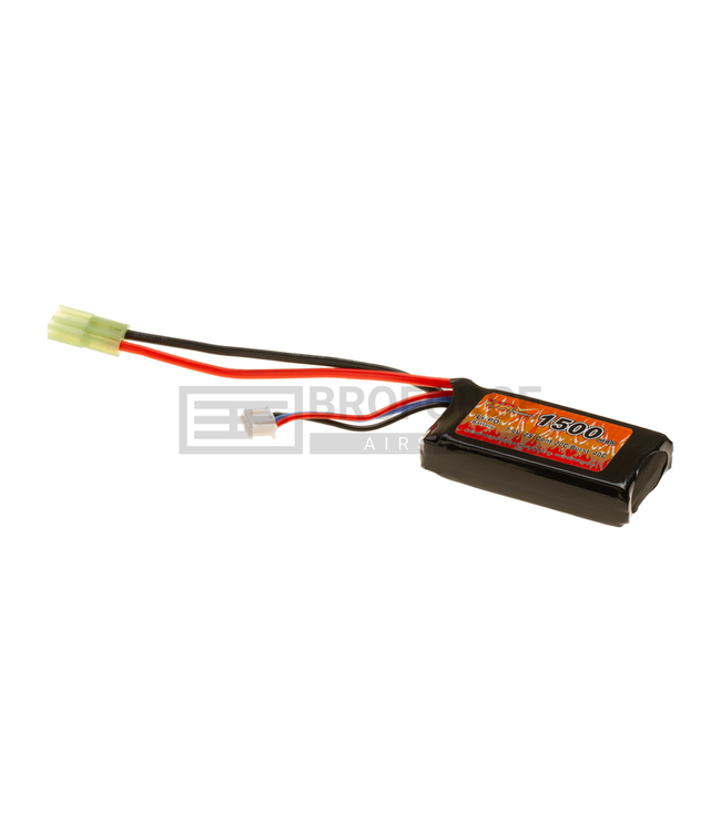 Lipo batterij 7.4V 20C Burst 1500mah - Mini Tamiya