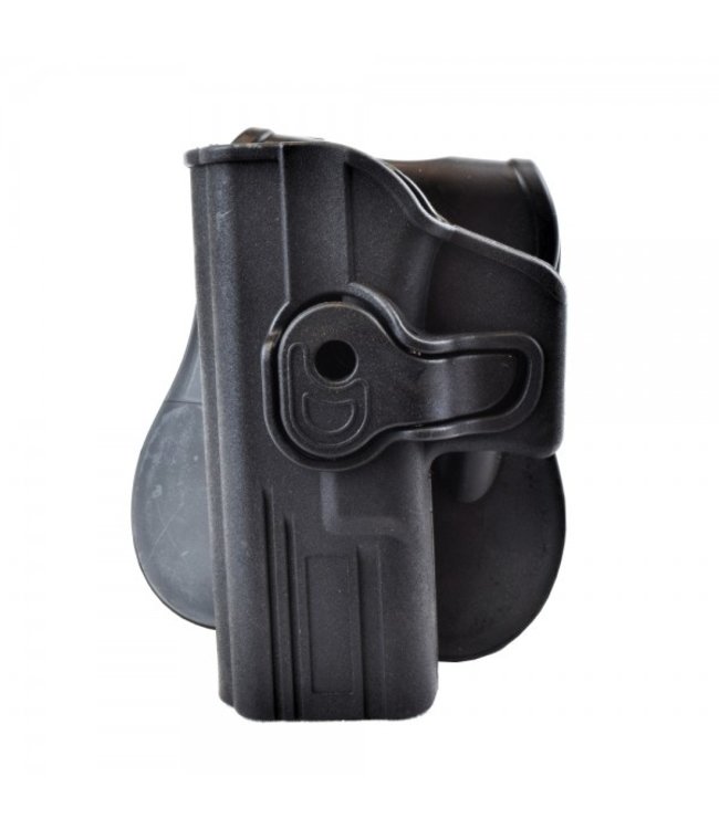 Quick Pull Paddle (belt) Holster voor TM/KJW Glock series (linkshandig) - Zwart