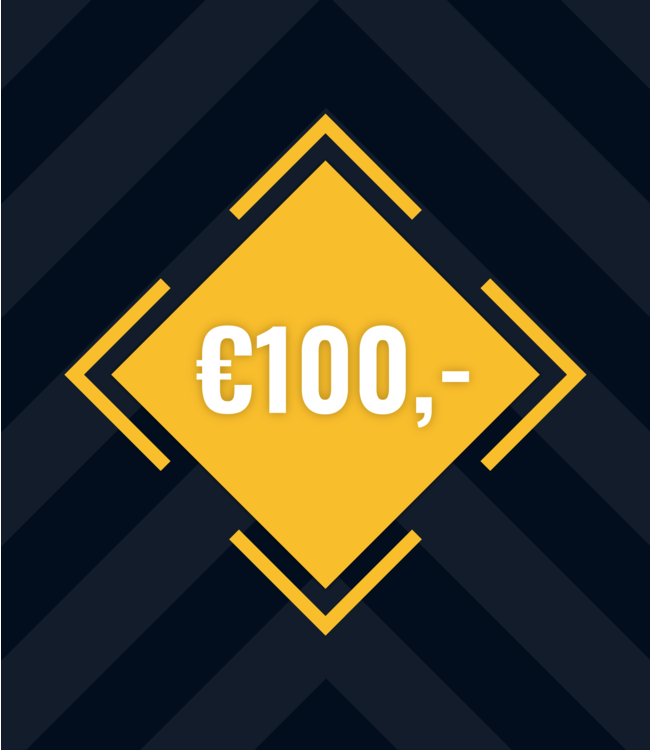 Gepersonaliseerde  digitale waardebon €100,-