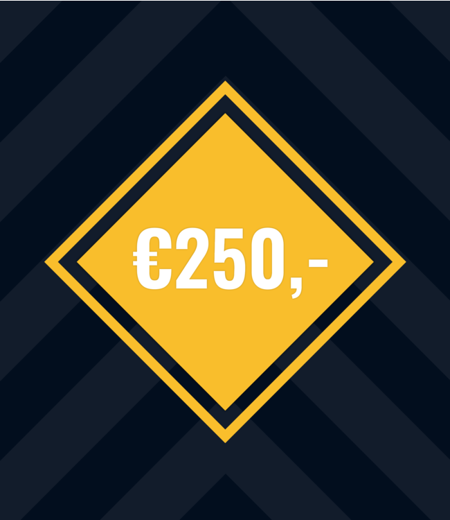 Personalized digital gift card €250,-