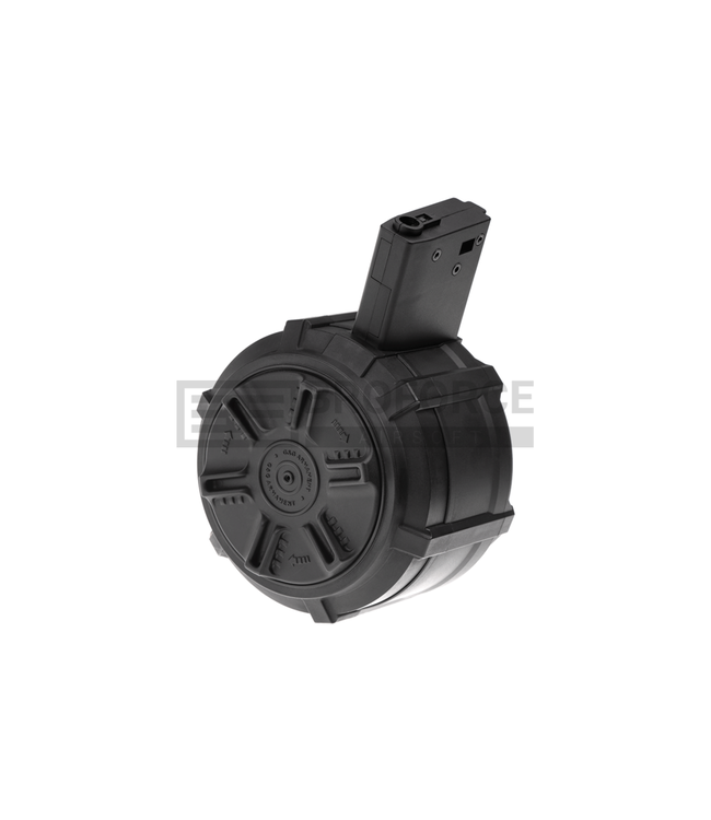Auto/Manual Winding 2300rds Drum Magazine for M4 / M16, Incl Lipo Battery
