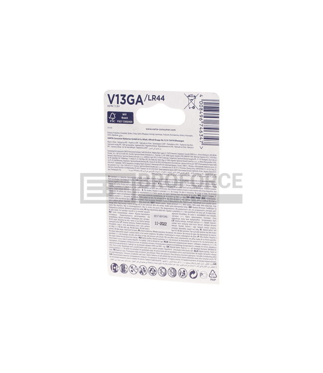 LR44 / V13GA - 2 stuks