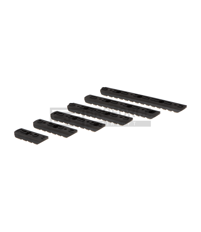 Polymer Keymod & M-LOK Rail Set 6-pack - Zwart