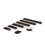 MP Polymer Keymod & M-LOK Rail Set 6-pack - Black