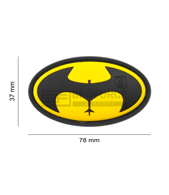 Buttman Rubber Patch (geel/zwart)
