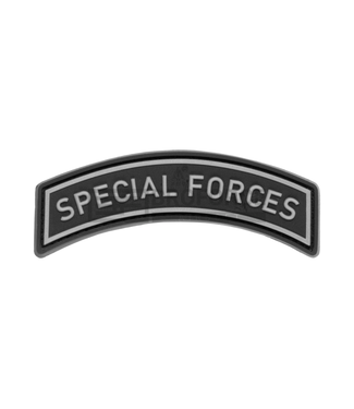 JTG Special Forces Tab Rubber Patch - Zwart