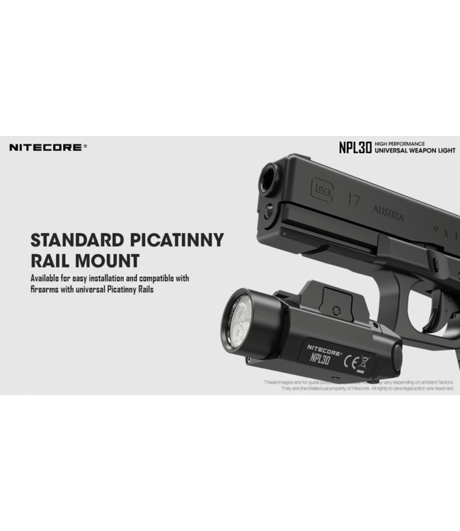 NPL30 Pistol Light 1200 lumen + strobe