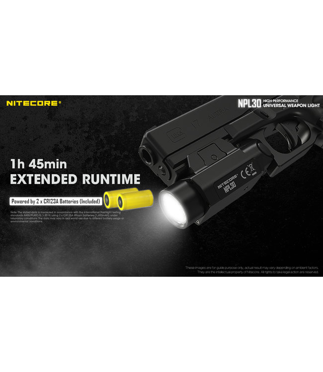 NPL30 Pistol Light 1200 lumen + strobe