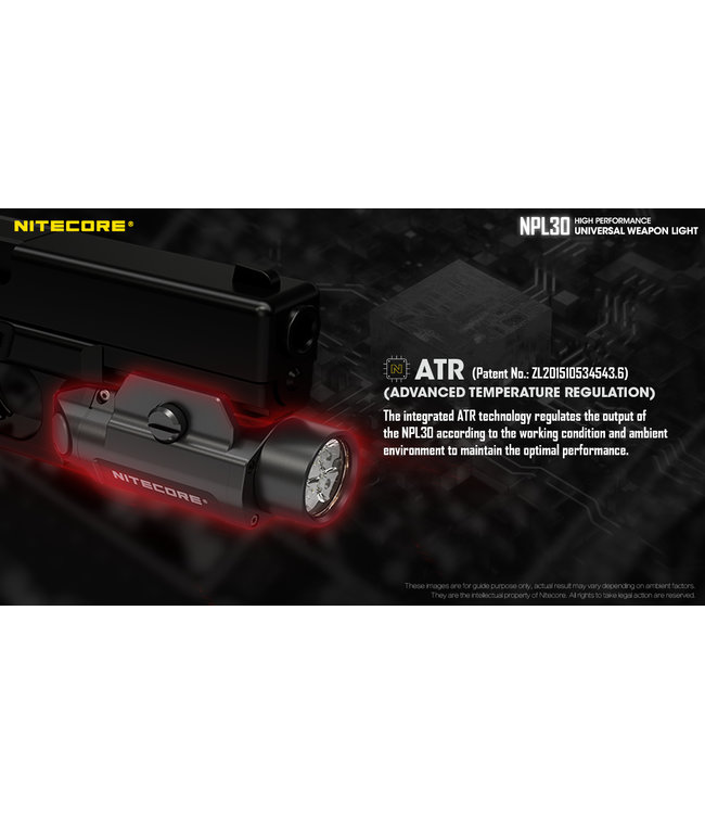 NPL30 Pistol Light 1200 lumen + strobe