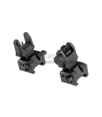 FMA Gen 3 Flip-Up Sights - Zwart