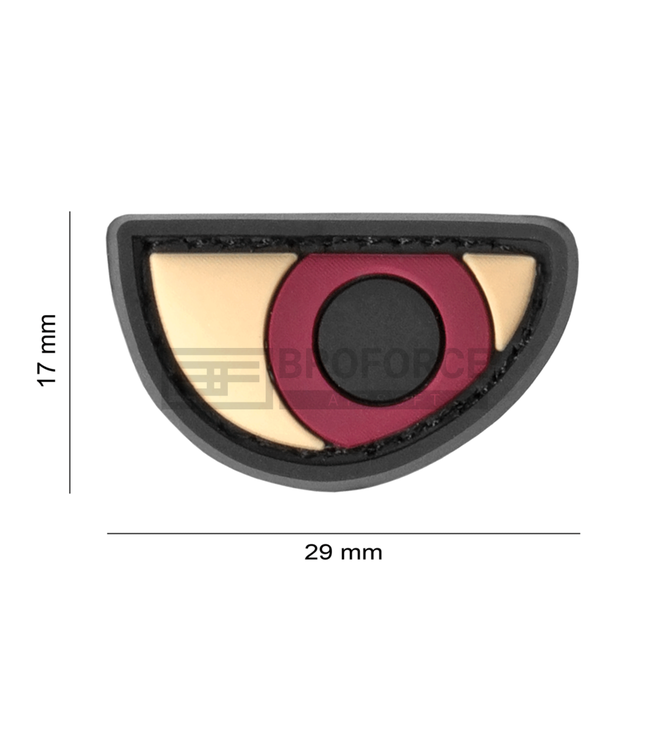 Angry Eyes Rubber Patch