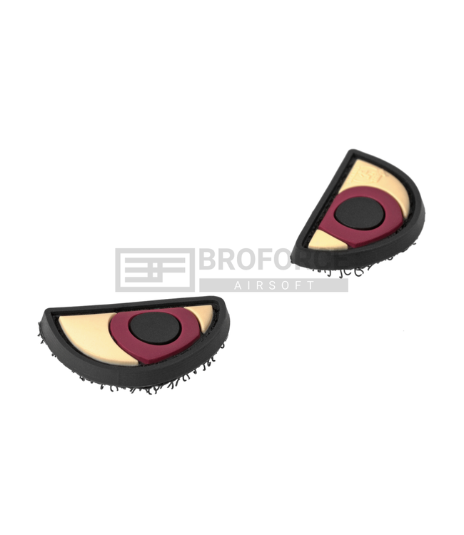 Angry Eyes Rubber Patch