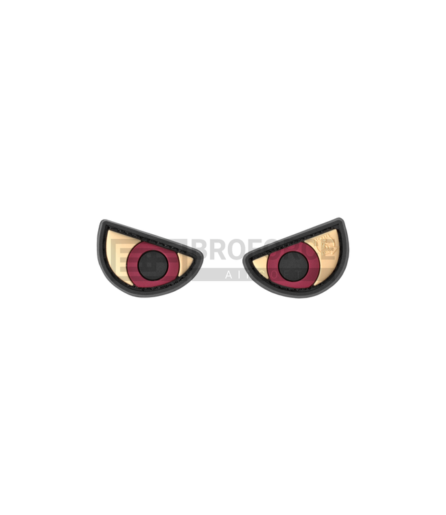 Angry Eyes Rubber Patch