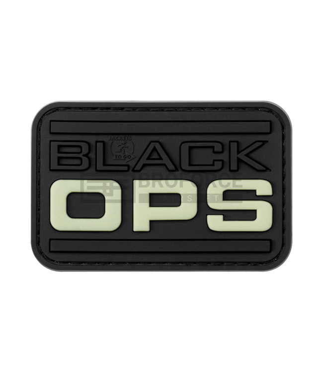Black OPS Rubber Patch - Glow in the dark