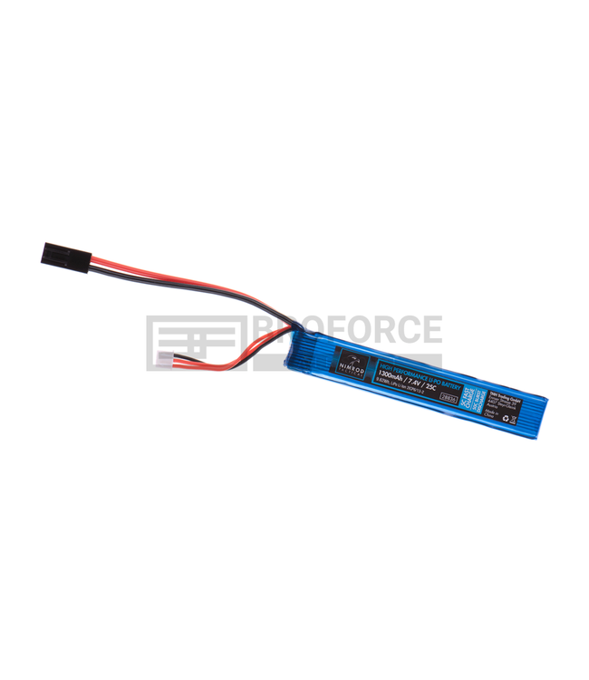 Lipo batterij 7.4V 25C  1300mah - Mini Tamiya