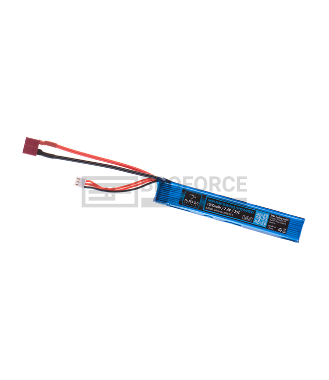 Lipo batterij 7.4V 25C  1300mah - Deans