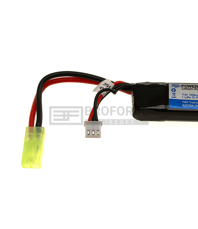 Lipo batterij 7.4V 20C 1100mah - Mini Tamiya