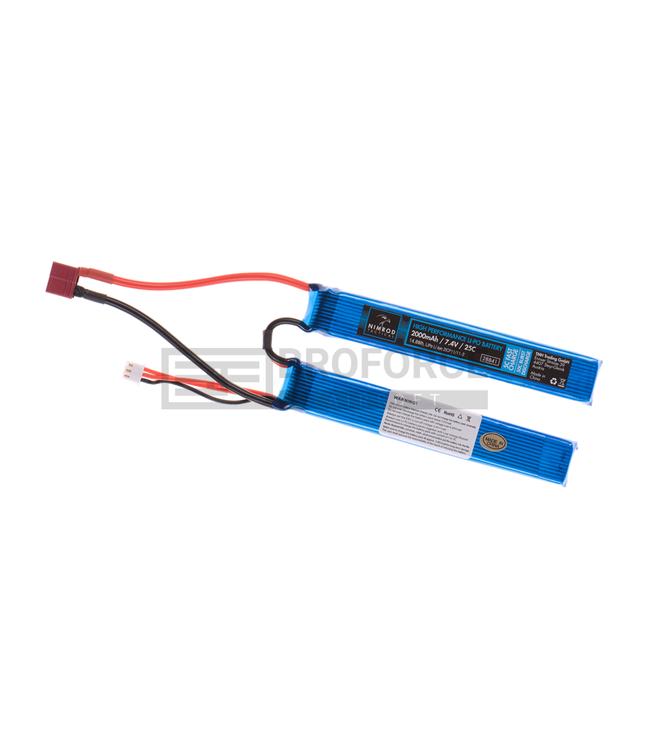 Lipo batterij 7.4V 25C 2000mah - Deans