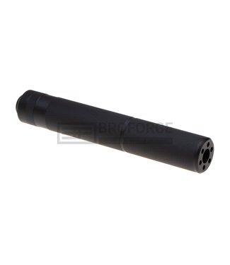 Metal 195mm C Type Silencer - Zwart