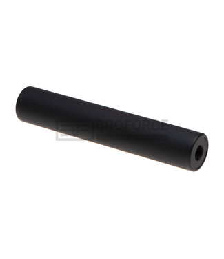 Metal 190x35mm Smooth Silencer - Black