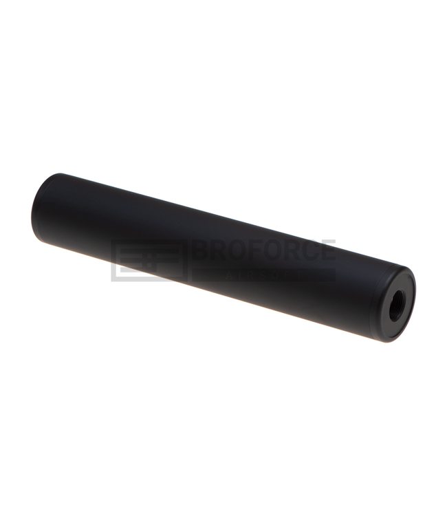 190x35mm Smooth Silencer - Black