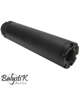 Balystik HP5 Airsoft silencer with flash hider - Black