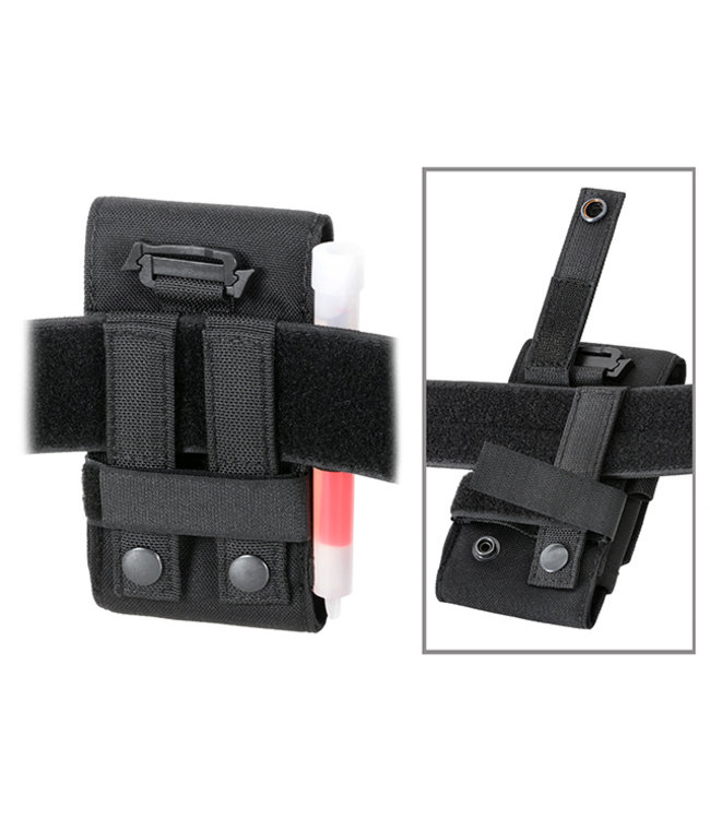 Multi-Way Carry Mobile Phone Pouch - Zwart