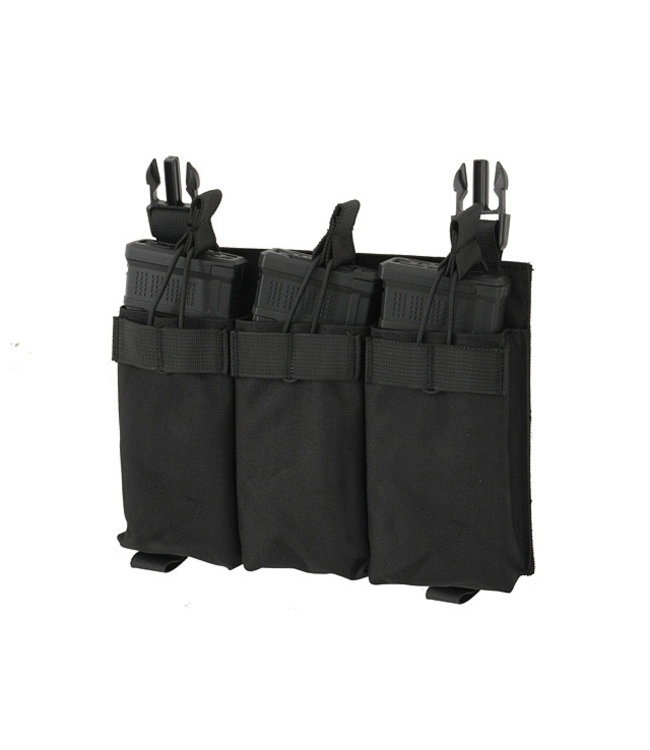 Buckle Up Triple 5.56 Panel pouch - Black
