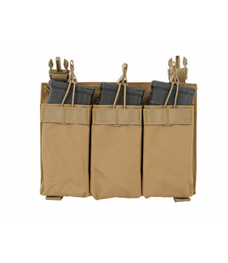 8Fields Buckle Up Triple 5.56 Panel pouch - Tan