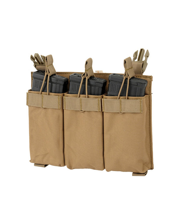 Buckle Up Triple 5.56 Panel pouch - Tan